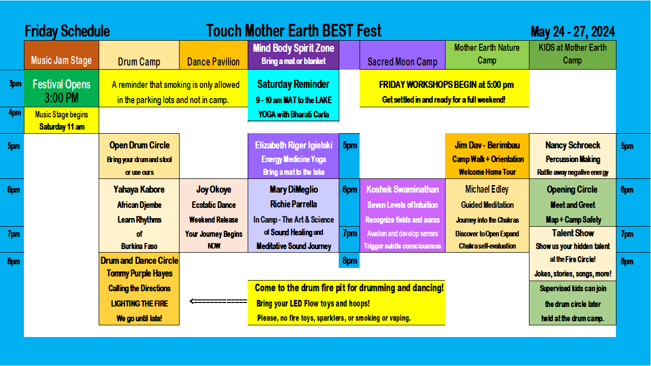 Schedule BEST Fest