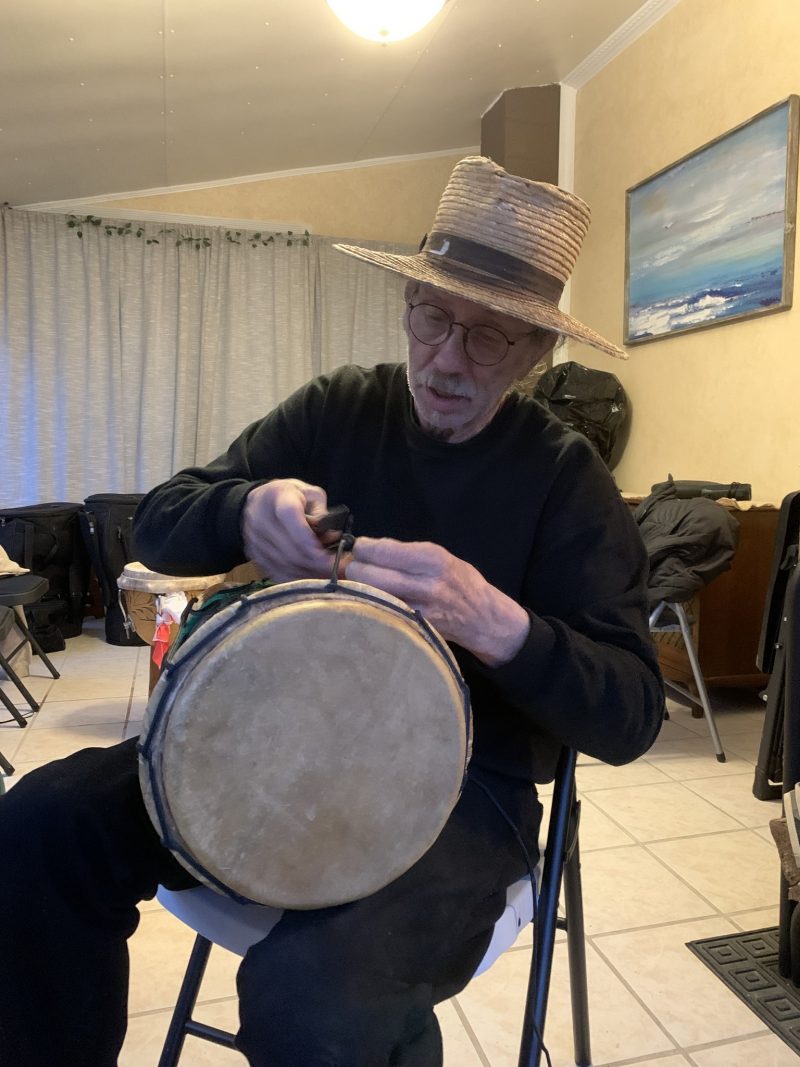 Kevin R. Johnson of Timekeeper Drums 'How to effectively integrate into a non-traditional drum circle' and a 1-1 on 'How to care for your instrument w/ Q and A'.